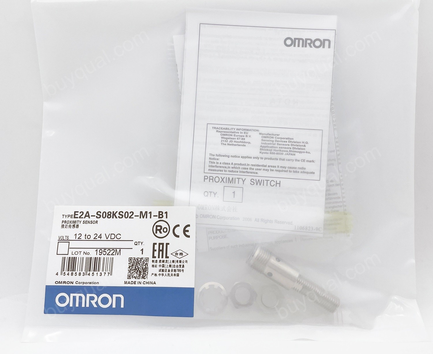 OMRON E2A-S08KS02-M1-B1 Inductive Proximity Switch