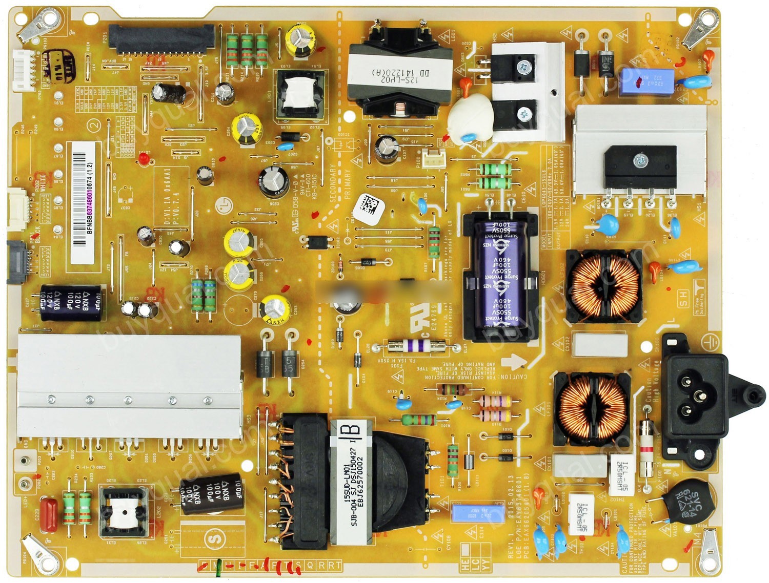 LG EAY63748601 EAX66205401(1.8) LGP4043-15UL6 Power Supply Board for 43UX340C-UA