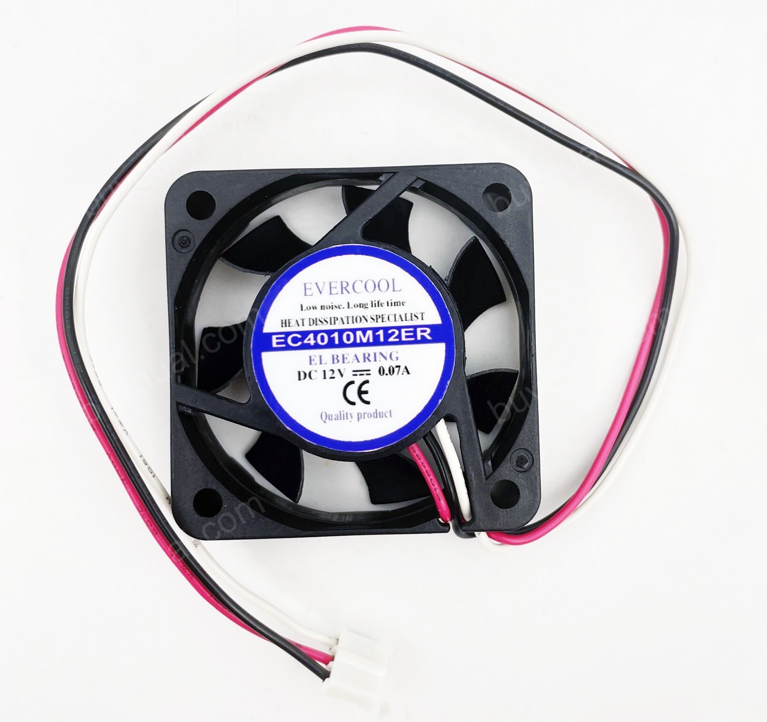 EVERCOOL EC4010M12ER 12V 0.07A 3wires Cooling Fan