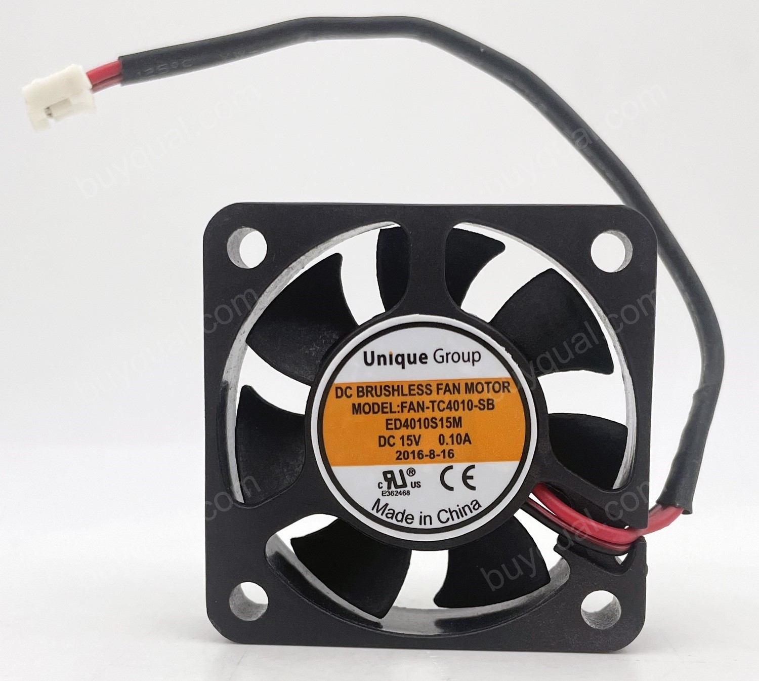 Unique Group ED4010S15M 15V 0.10A 2wires Cooling Fan