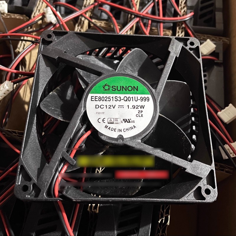 SUNON EE80251S3-Q01U-999 12V 1.92W 2wires Cooling Fan