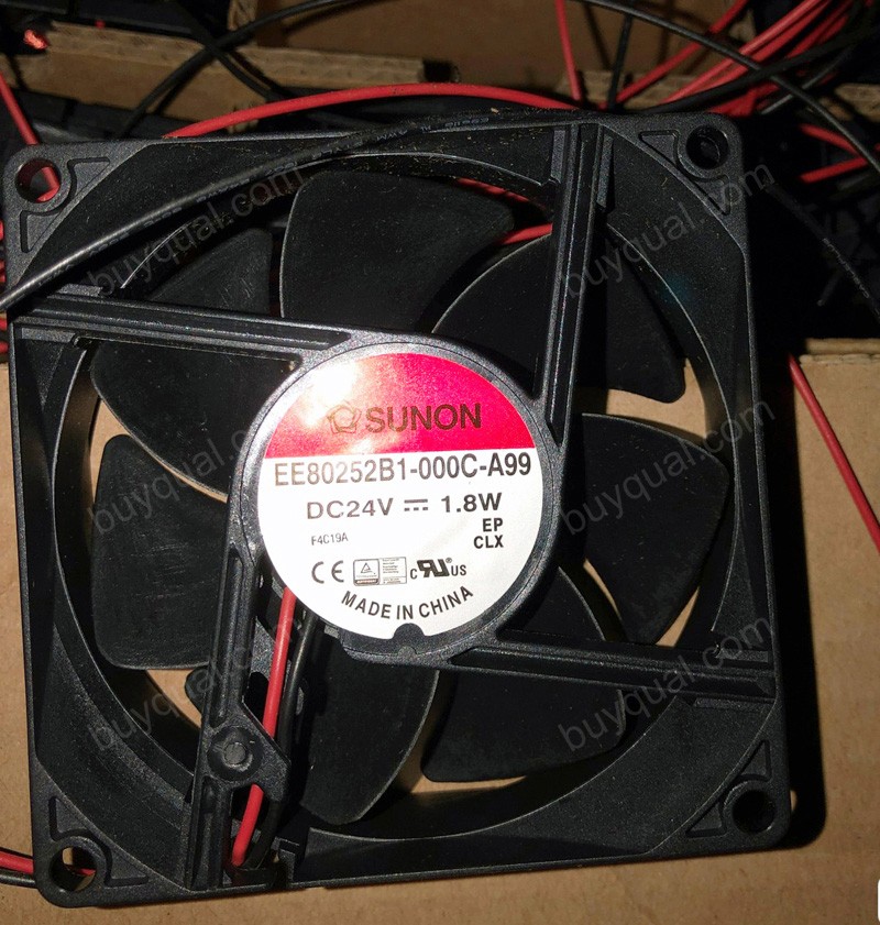 SUNON EE80252B1-000C-A99 24V 1.8W 2wires Cooling Fan 