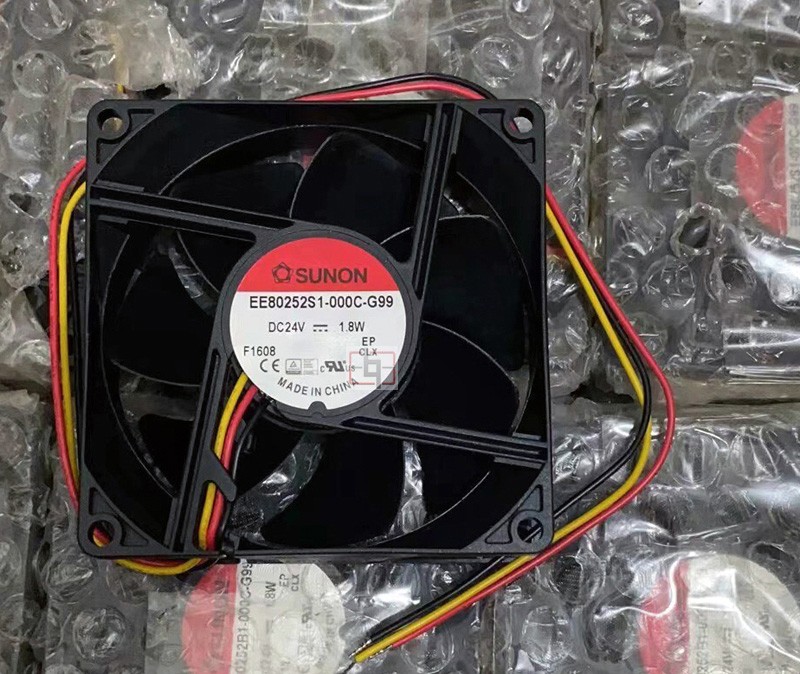SUNON EE80252S1-000C-G99 24V 1.8W 3wires Cooling Fan 