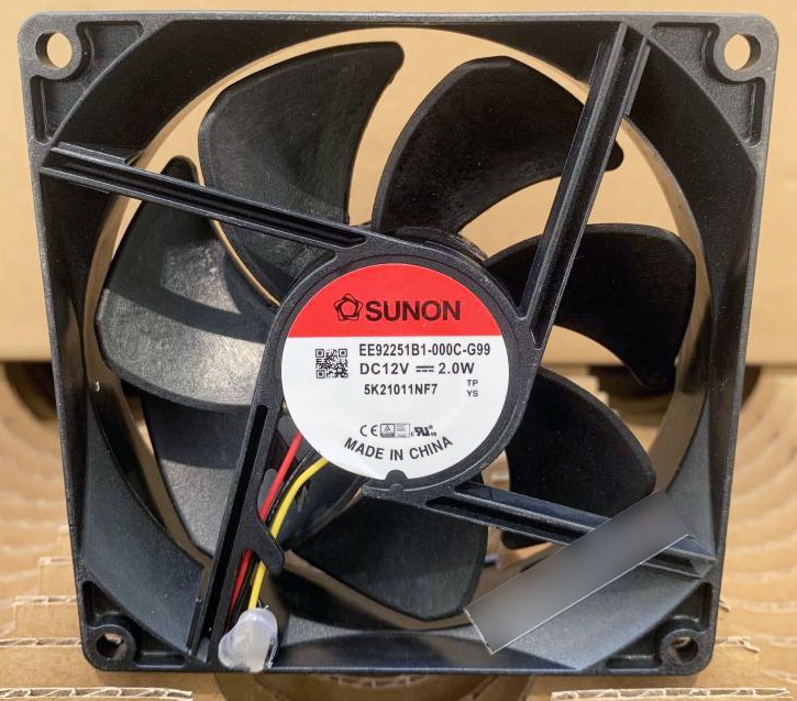 SUNON EE92251B1-000C-G99 12V 2.0W 3wires Cooling Fan 