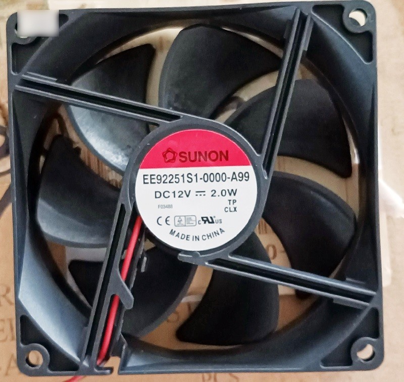 SUNON EE92251S1-0000-A99 12V 2.0W 2wires Cooling Fan 