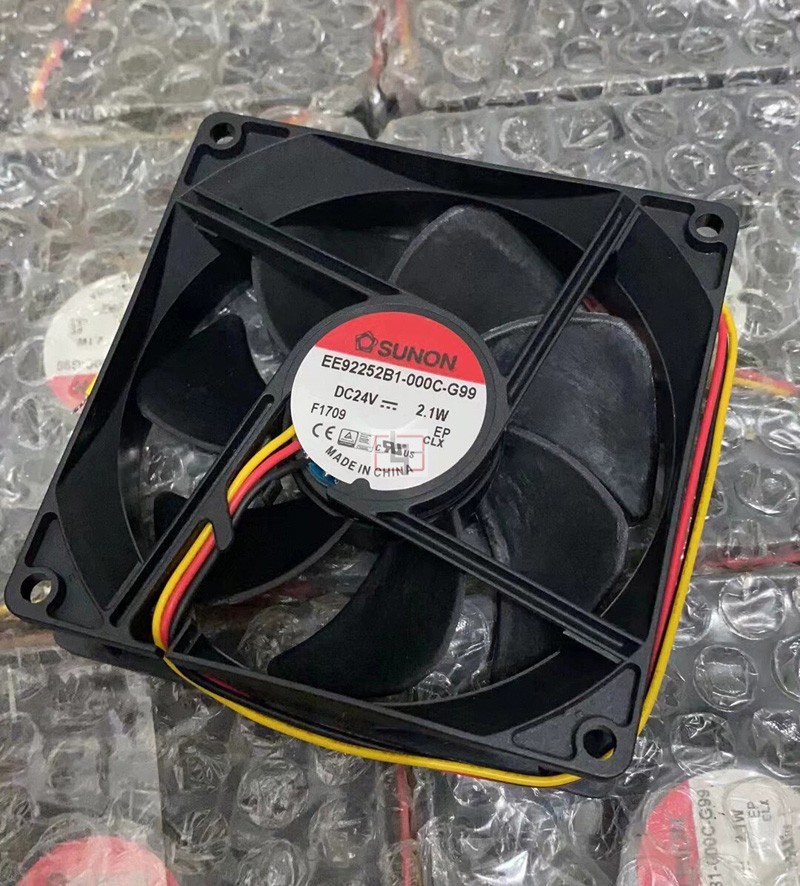 SUNON EE92252B1-000C-G99 24V  2.1W 3wires Cooling Fan