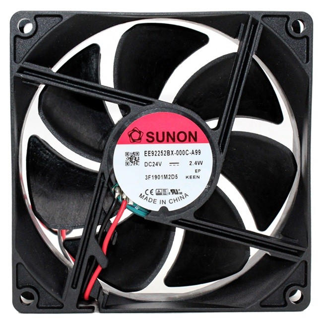 Sunon EE92252BX-000C-A99 24V 2.4W 2wires Cooling Fan 
