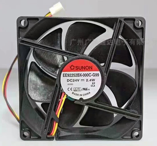 SUNON EE92252BX-000C-G99 24V  2.4W 3wires Cooling Fan