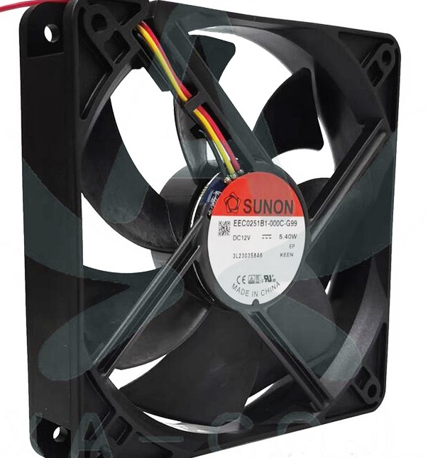 SUNON EEC0251B1-000C-G99 12V 5.4W 3wires Cooling Fan