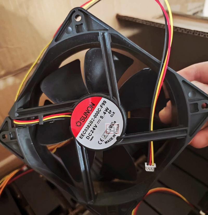 Sunon EEC0382B2-000C-F99 24V 5.4W 3wires Cooling Fan 