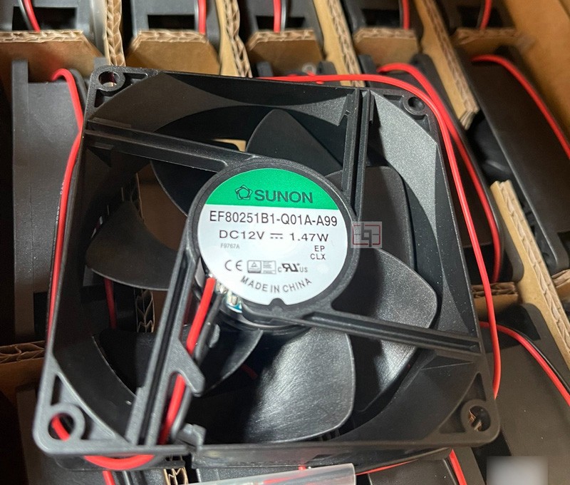 SUNON EF80251B1-Q01A-A99 12V 1.47W 2wires Cooling Fan