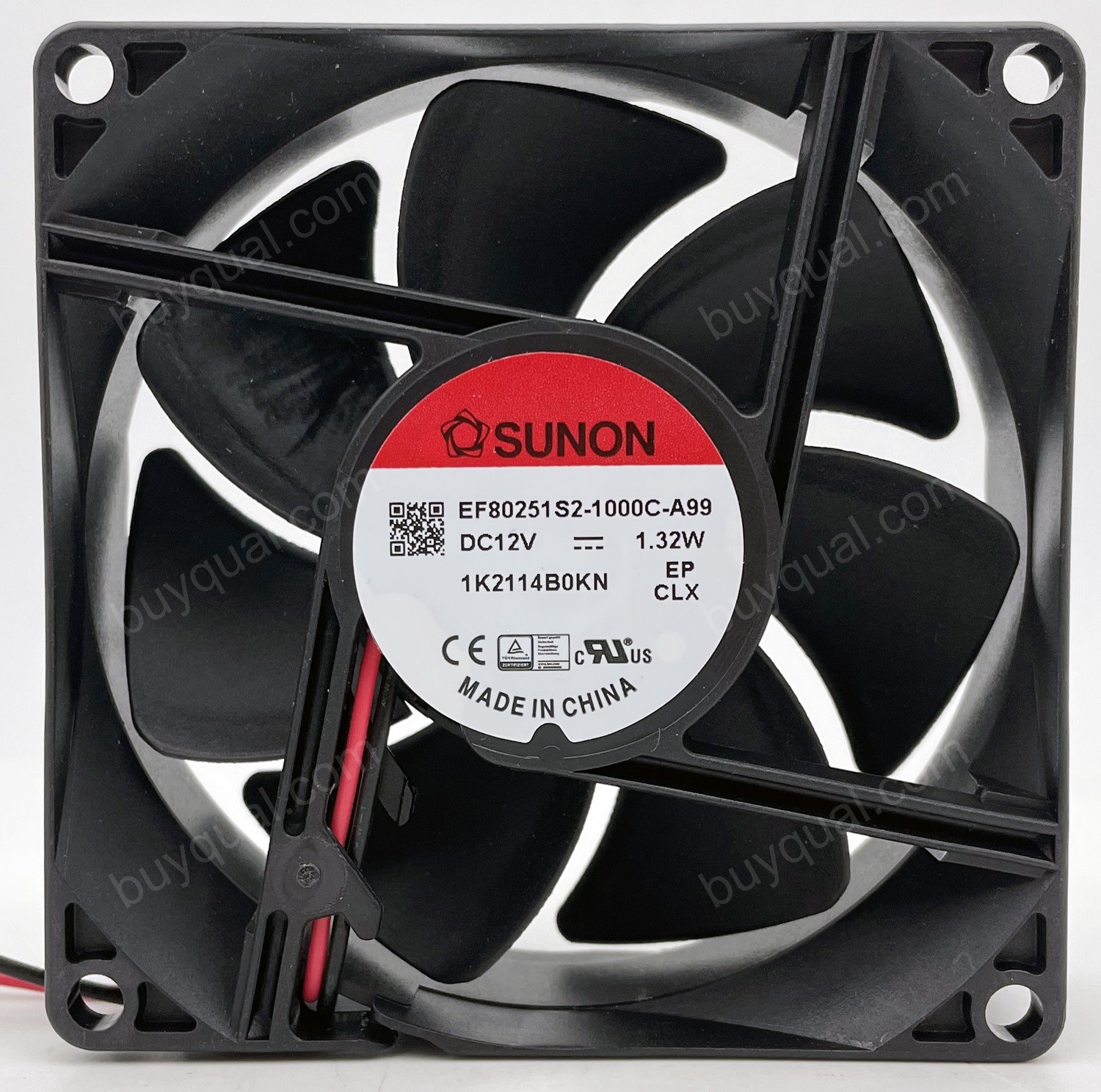 SUNON EF80251S2-1000C-A99 12V 1.32W 2wires Cooling Fan