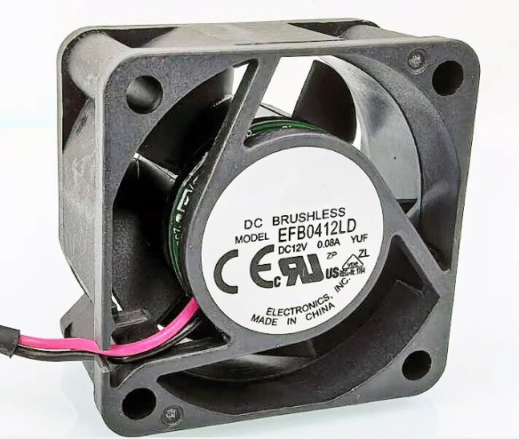 DELTA EFB0412LD 12V 0.08A 2wires Cooling Fan