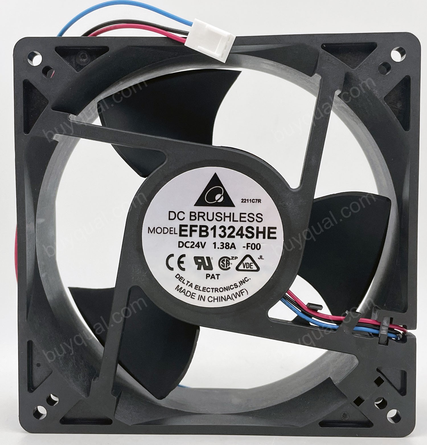 DELTA EFB1324SHE EFB1324SHE-F00 24V 1.38A 3wires Cooling Fan - Picture need