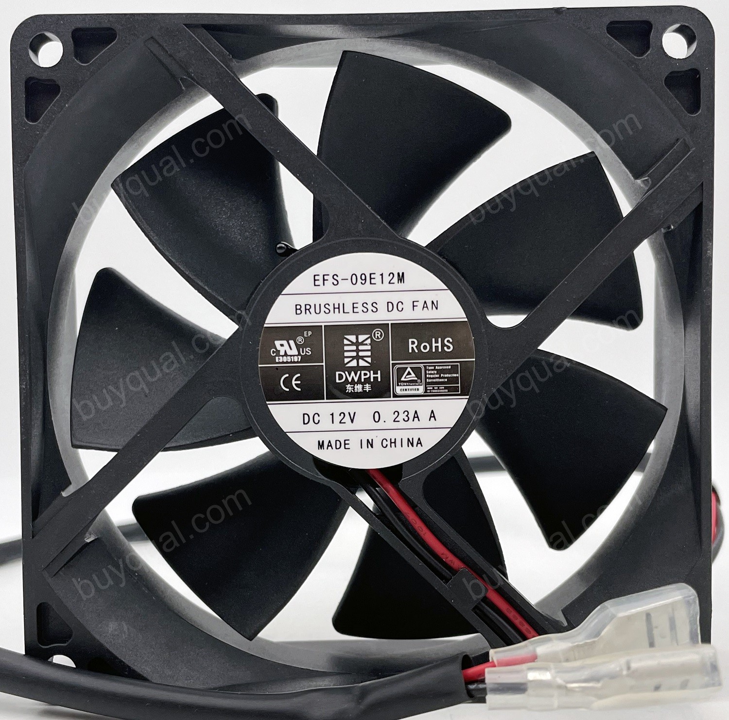 DWPH EFS-09E12M 12V 0.23A 2wires Cooling Fan 
