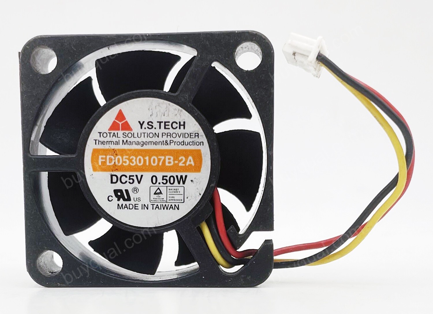 Y.S.TECH FD0530107B-2A 5V 0.5W 3wires Cooling Fan