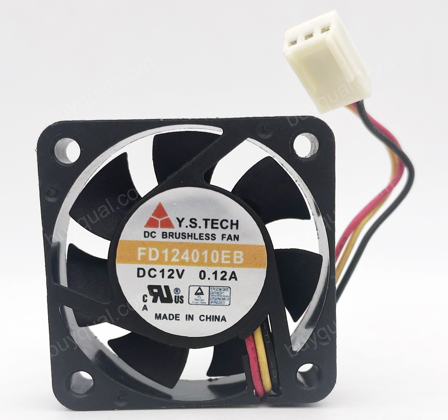 Y.S.TECH FD124010EB 12V 0.12A 3wires Cooling Fan