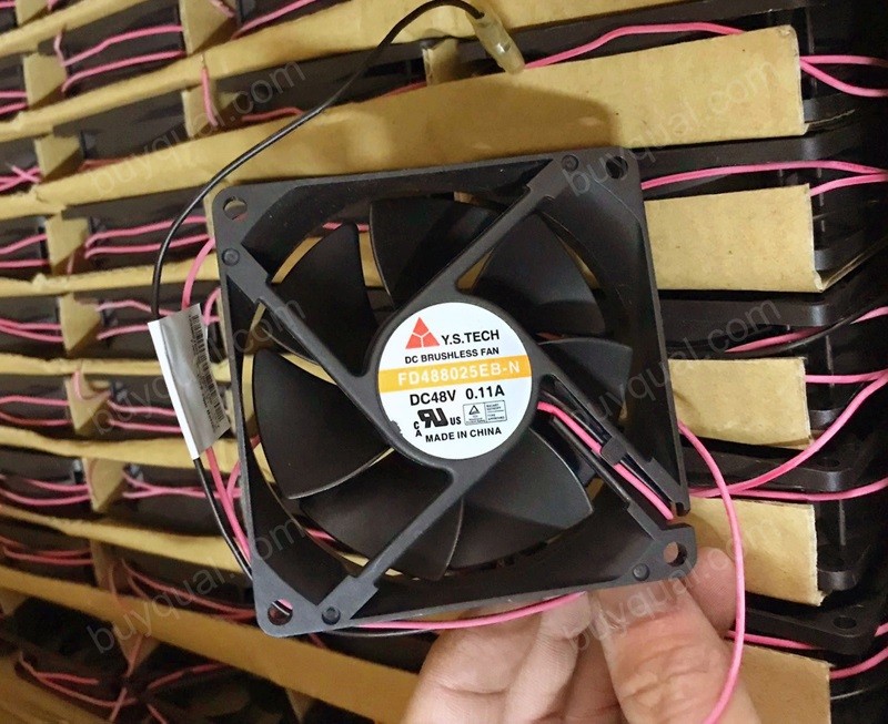 Y.S TECH FD488025EB-N 48V 0.11A 2wires 3wires Cooling Fan