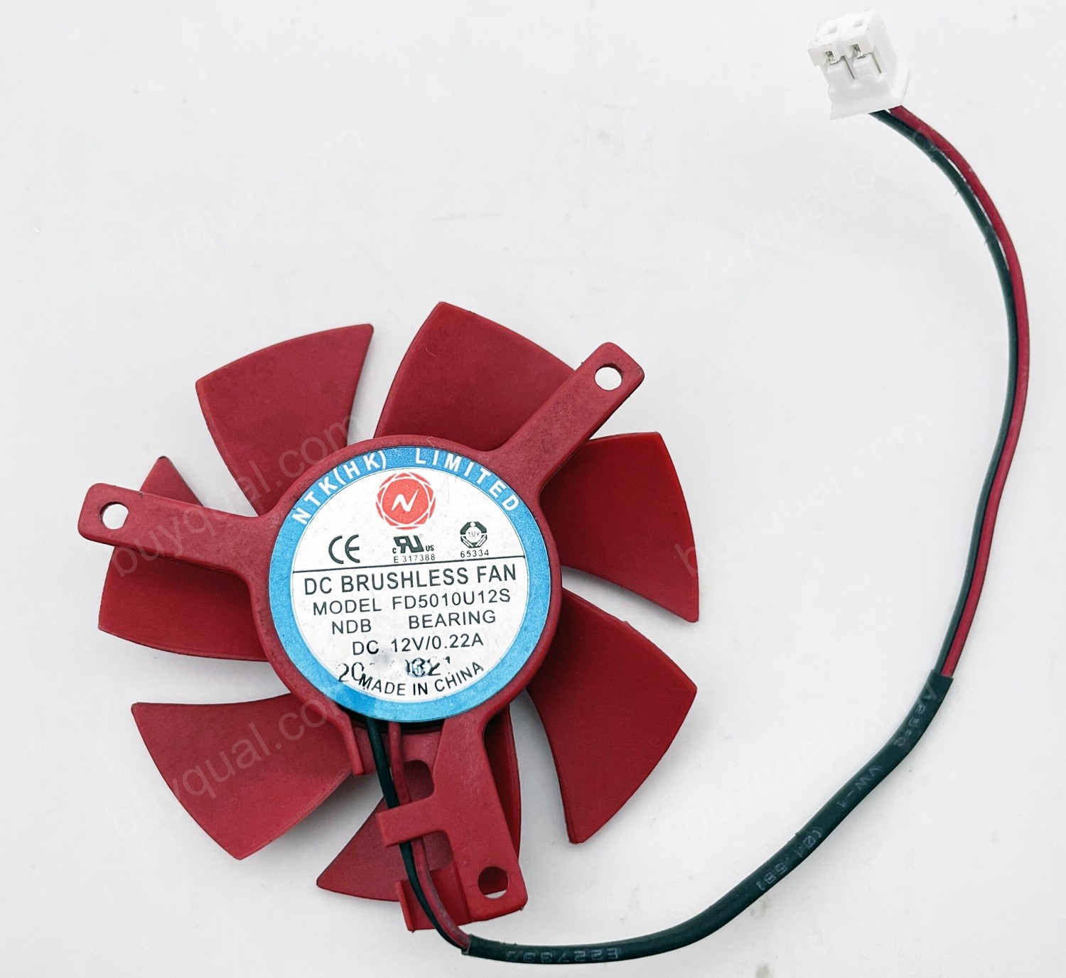 Firstd FD5010U12S 12V 0.22A 2wires Cooling Fan