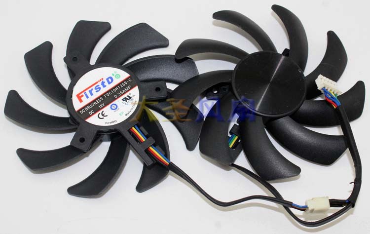 Firstd FDC10H12S9-C 12V 0.35A 4wires Cooling Fan