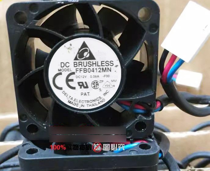 DELTA FFB0412MN -F00 12V 0.08A 3wires Cooling Fan 