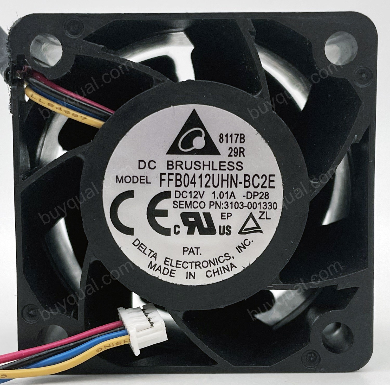 DELTA FFB0412UHN-BC2E 12V 1.01A 4wires Cooling Fan