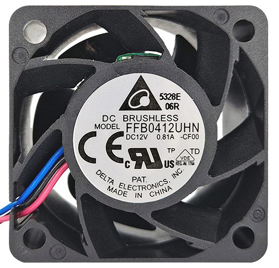 DELTA FFB0412UHN-CF00 12V 0.81A 3wires Cooling Fan 