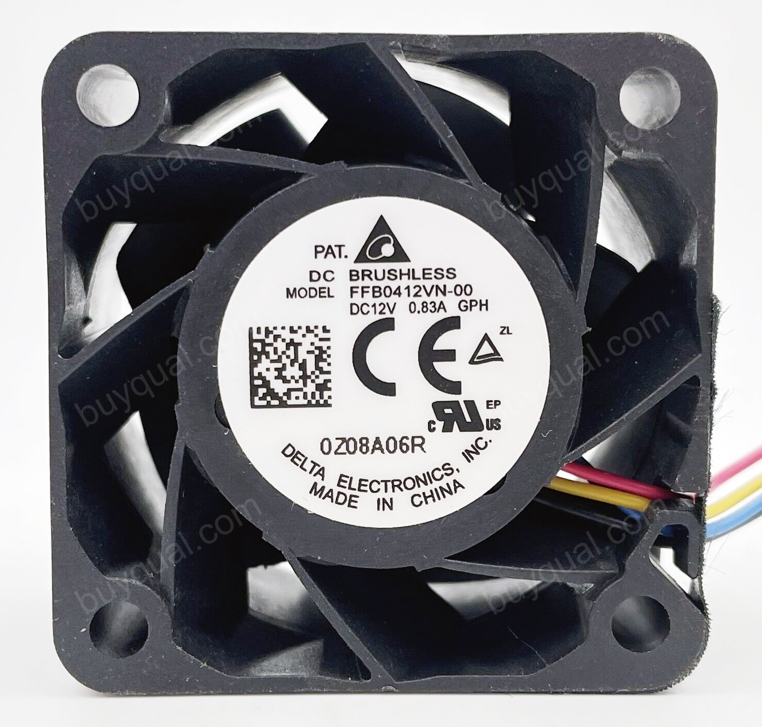 Delta FFB0412VN-00 12V 0.83A 4wires Cooling Fan 