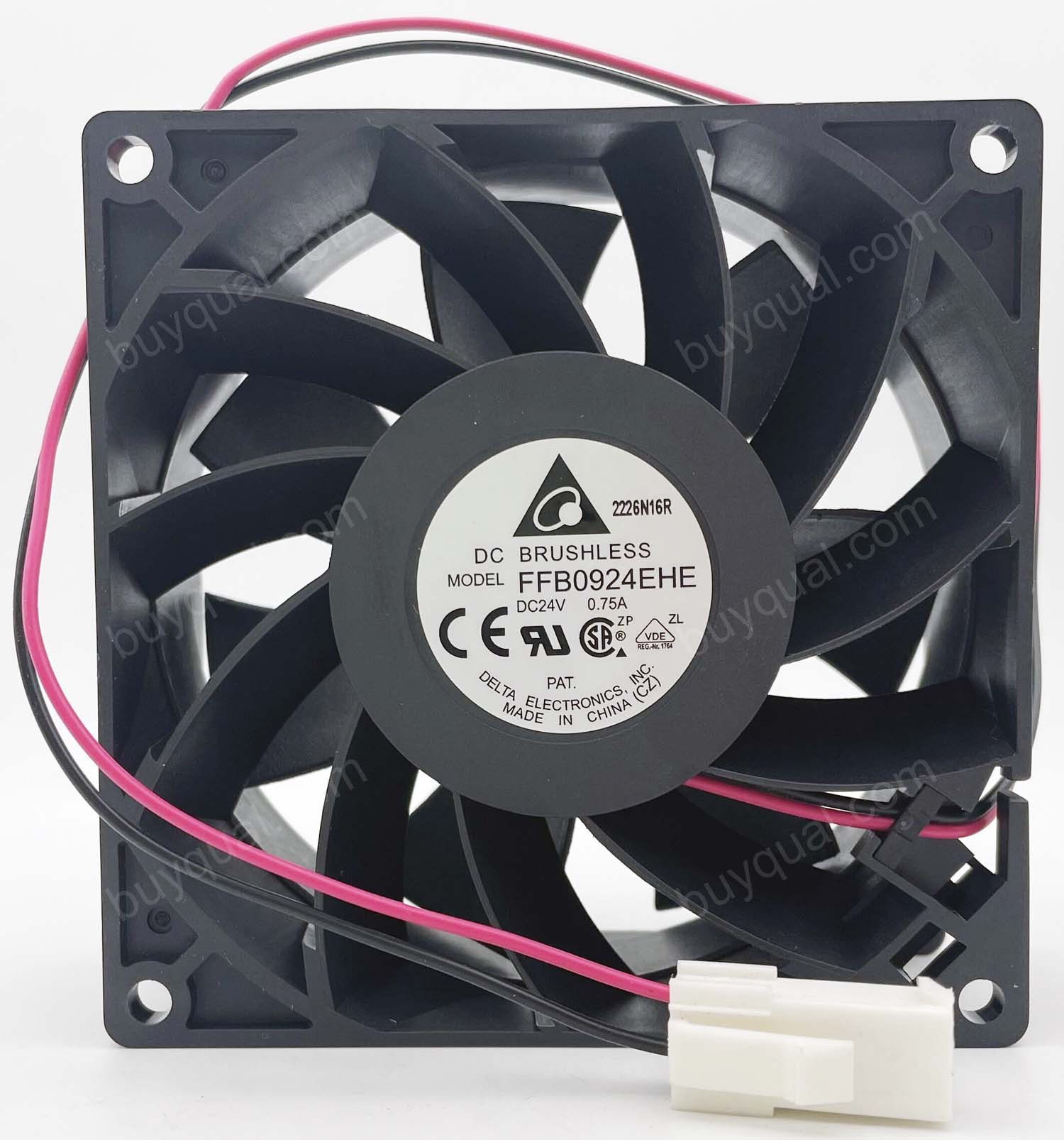 DELTA FFB0924EHE FFB0924EHE-AR00 24V 0.75A 2wires 3wires Cooling Fan - Picture need.