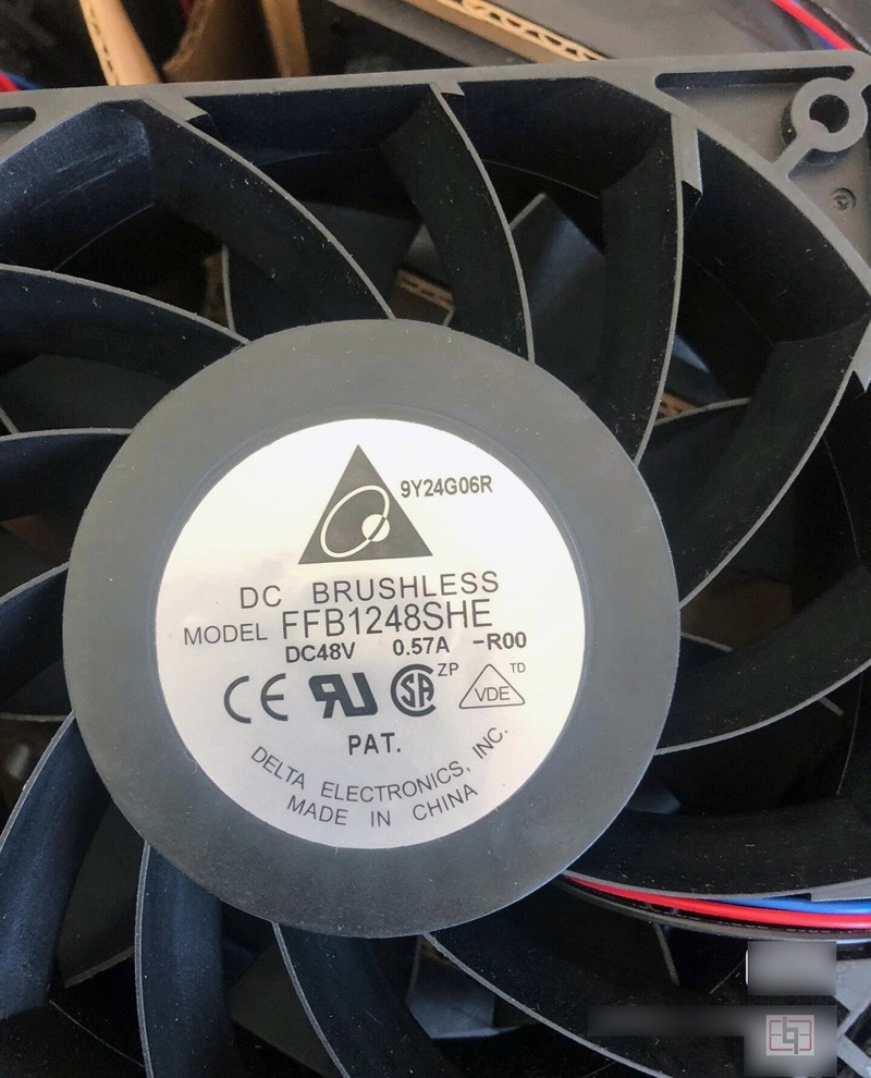 Delta FFB1248SHE FFB1248SHE-R00 48V 0.57A 3wires Cooling Fan - New