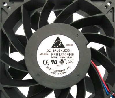 DELTA FFB1324EHE FFB1324EHE-F00 24V 1.8A 3wires Cooling Fan