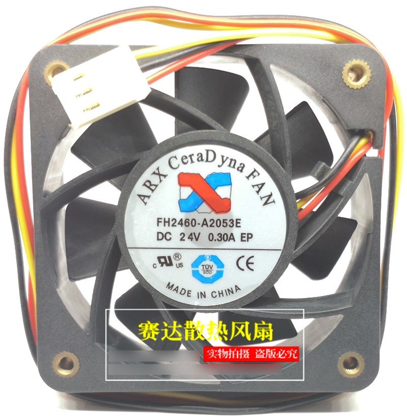 ARX FH2460-A2053E 24V 0.30A 3wires Cooling Fan 