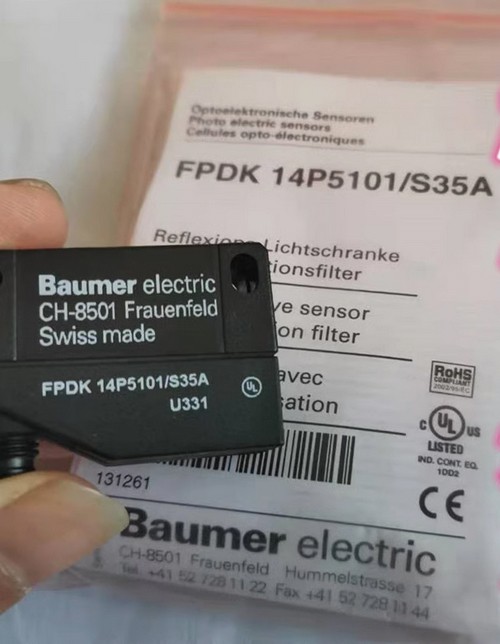 Baumer CH-8501 FEDK 14P5101/S35A Sensor - Original New