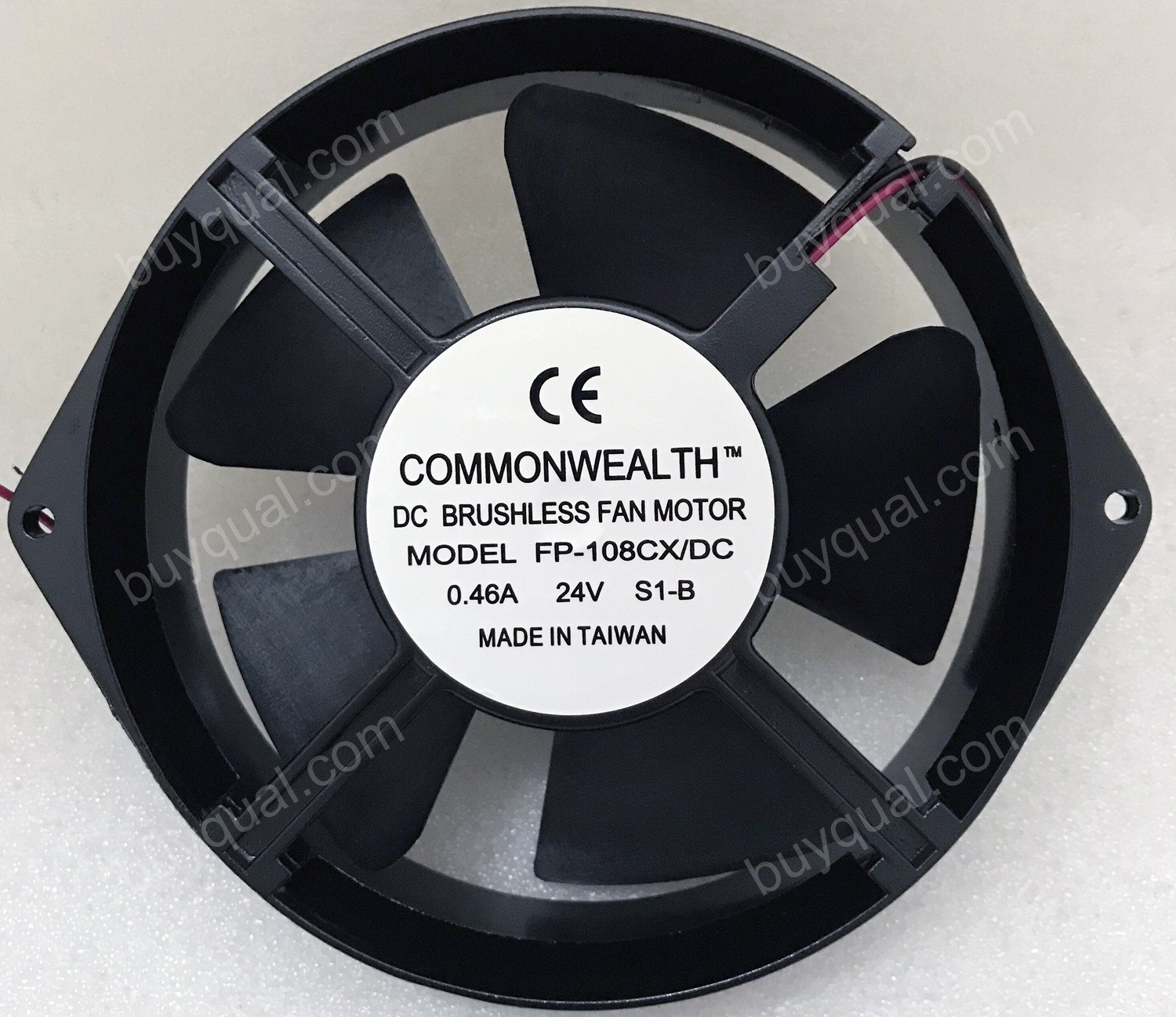 COMMONWEALTH FP-108CX/DC 24V 0.46A 2 wires Cooling Fan