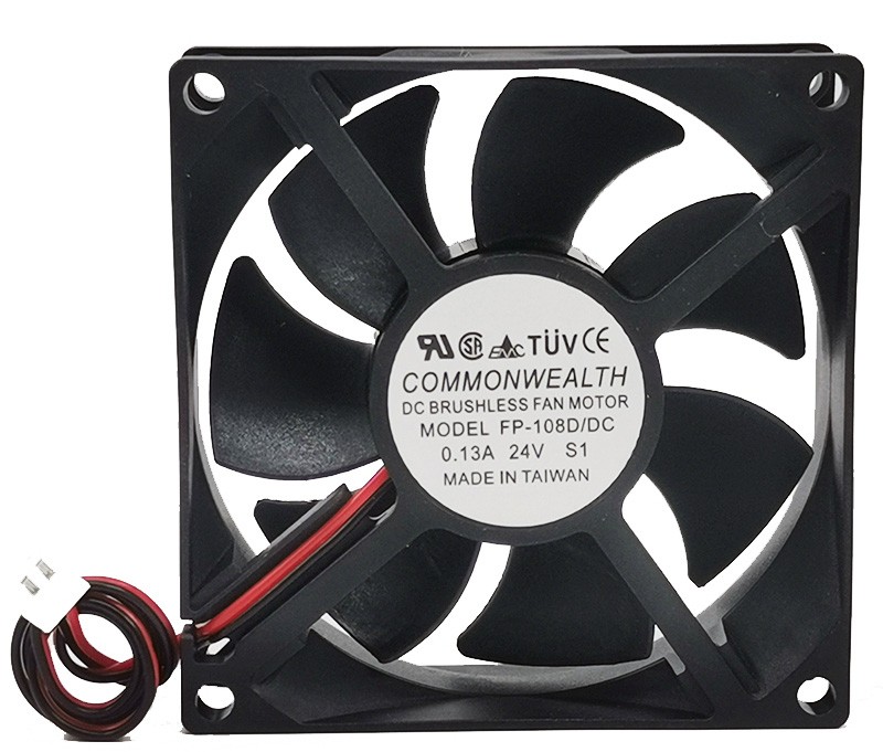 COMMONWEALTH FP-108D/DC 24V 0.13A 2wires Cooling Fan 