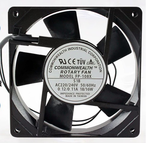 ROTARY FAN FP-108X S1B 220/240V 0.12/0.11A 18/16W 2 wires Cooling Fan