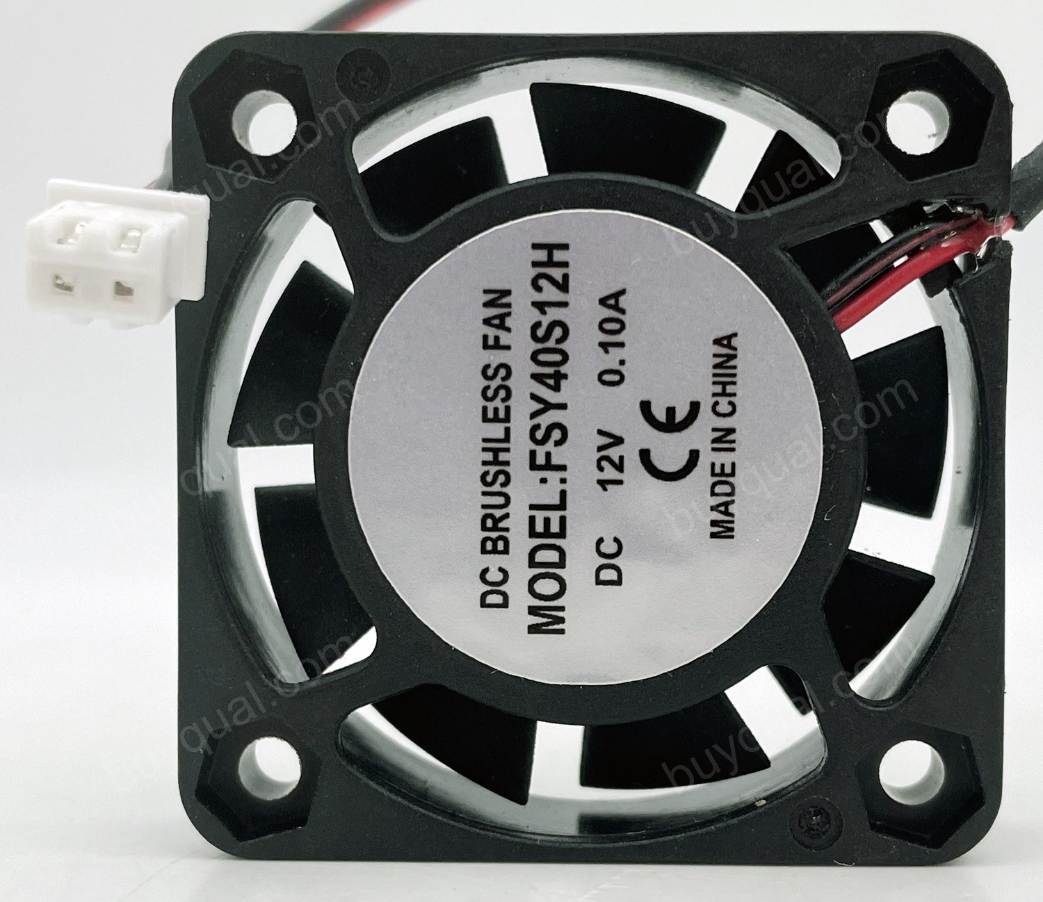 FONSONING FSY40S12H 12V 0.10A 2wires Cooling Fan 
