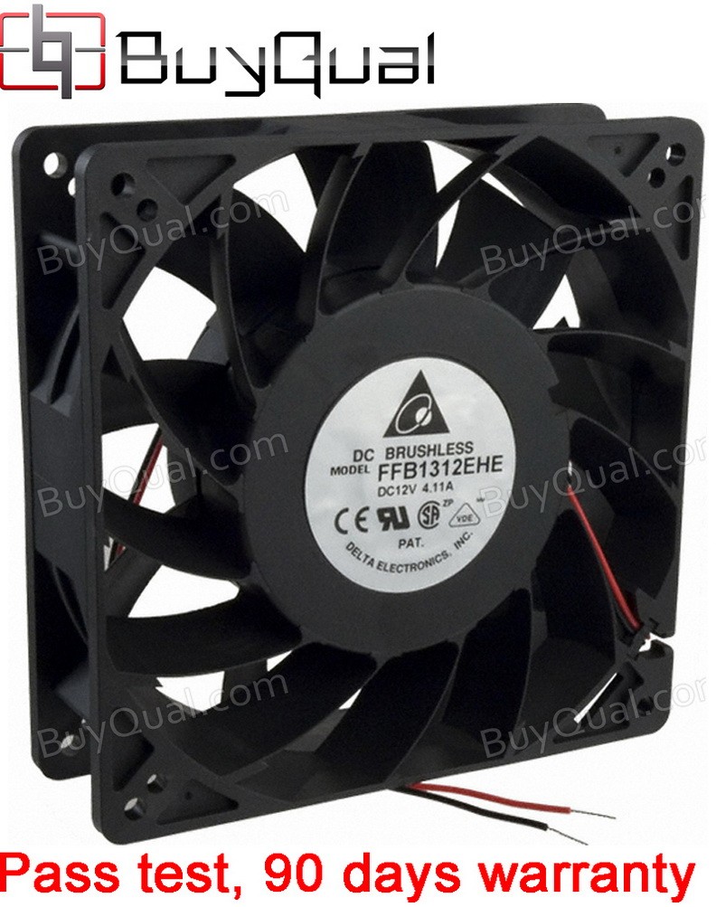 DELTA FFB1312EHE 12V 4.11A 32.9W 2wires Cooling Fan