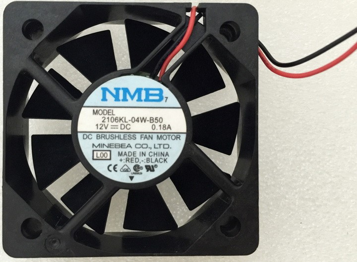 NMB 2106KL-04W-B50 12V 0.18A 2wires Cooling Fan