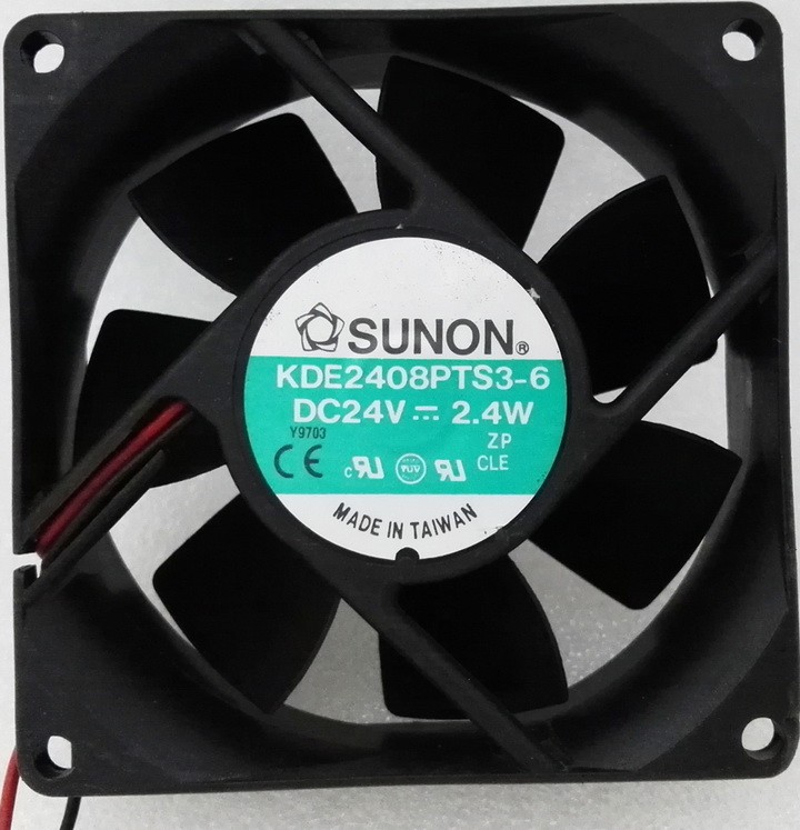 Sunon KDE2408PTS3-6 24V 0.1A 2.4W 2wires Cooling Fan