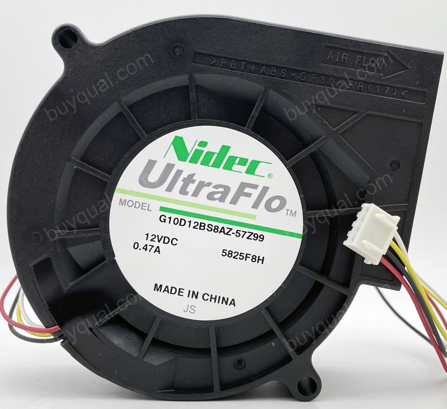 Nidec G10D12BS8AZ-57Z99 12V 0.47A 4wires Cooling Fan 