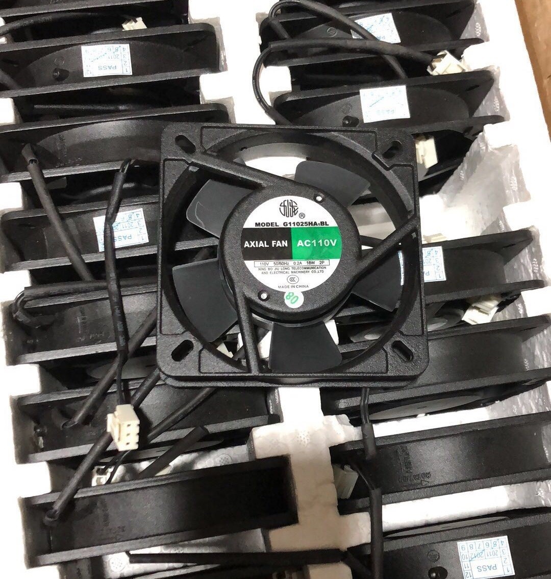 JIULONG G11025HA1BL 110V 0.2A Cooling Fan 