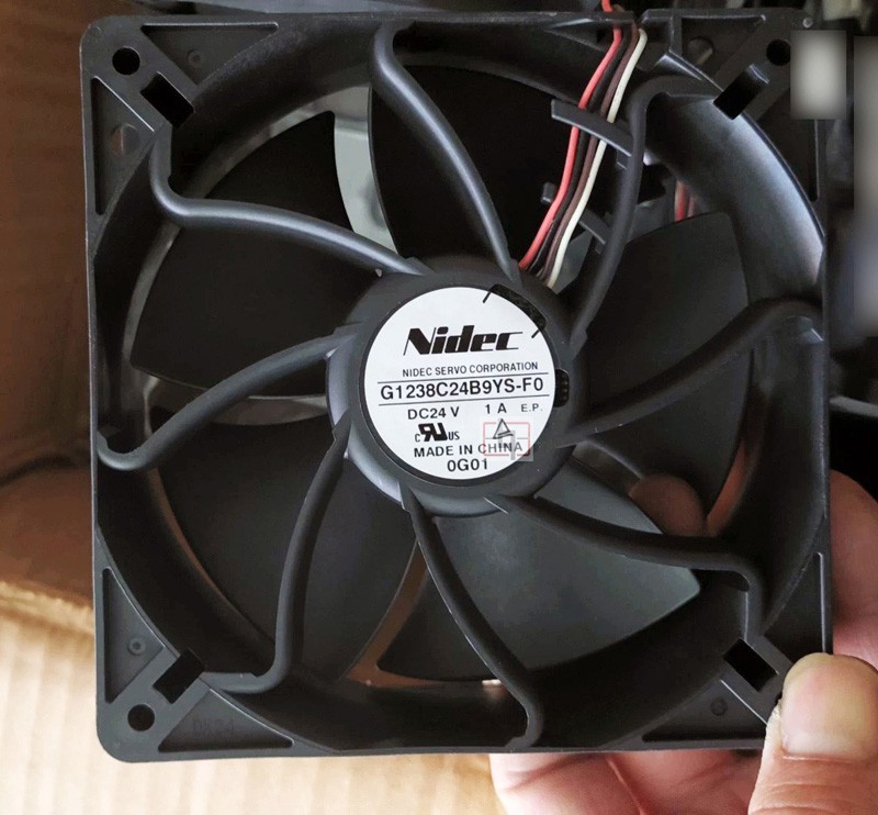 NIDEC G1238C24B9YS-F0 24V 1A 4wires Cooling Fan 