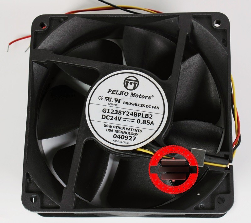 PELKO G1238Y24BPLB2 24V 0.85A  3wires Cooling Fan