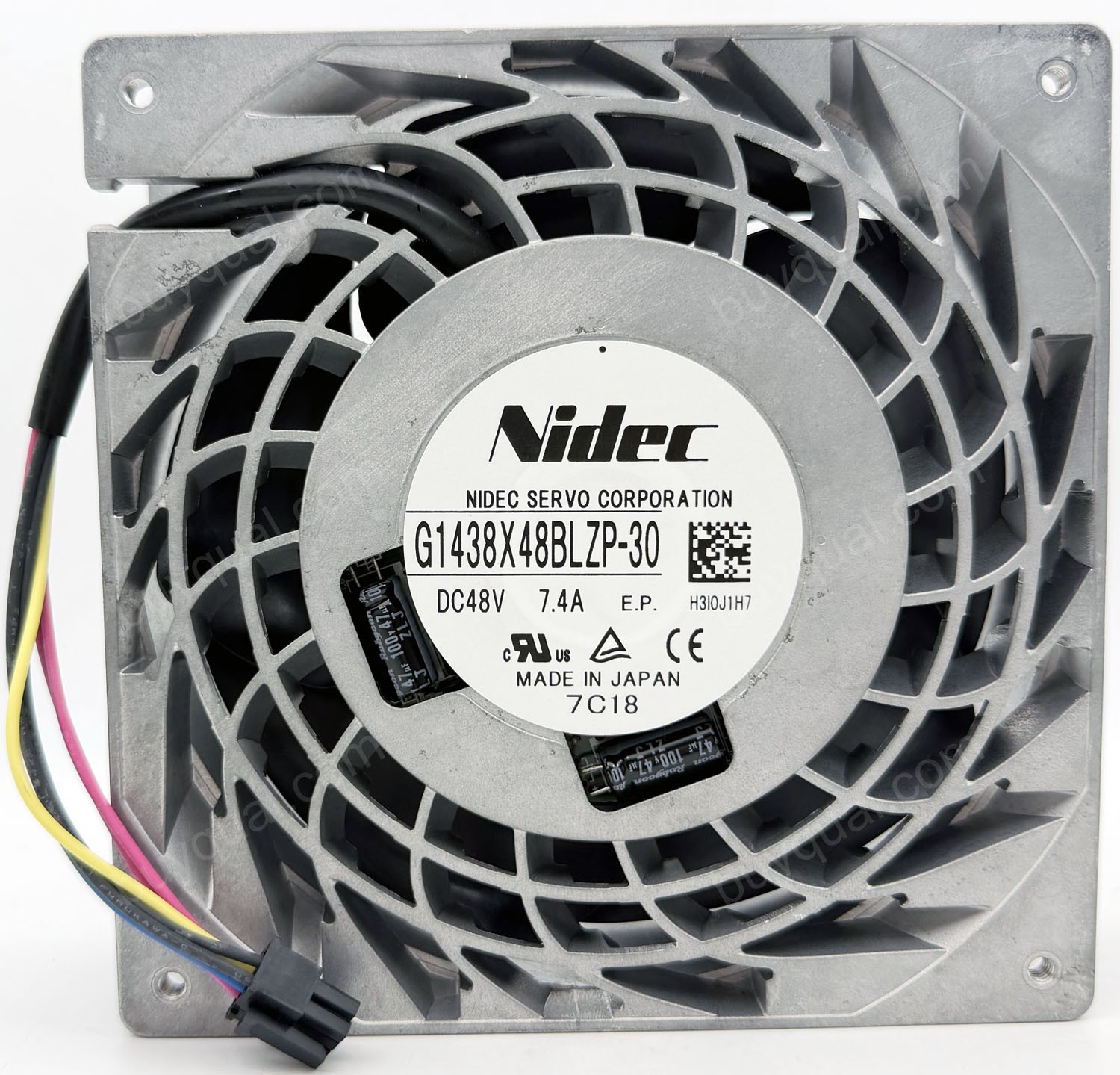 Nidec G1438X48BLZP-30 48V 7.4A 4wires Cooling Fan - Original New