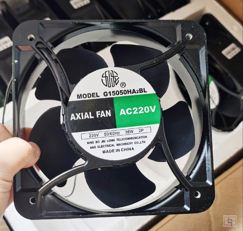JIU LONG G15050HA2BL 220V 38W 2wires Cooling Fan