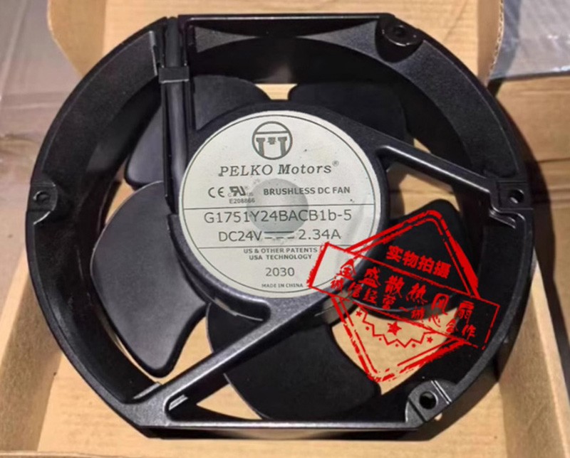 PELKO MOTORS G1751Y24BACB1b-5 24V 2.34A Cooling Fan 