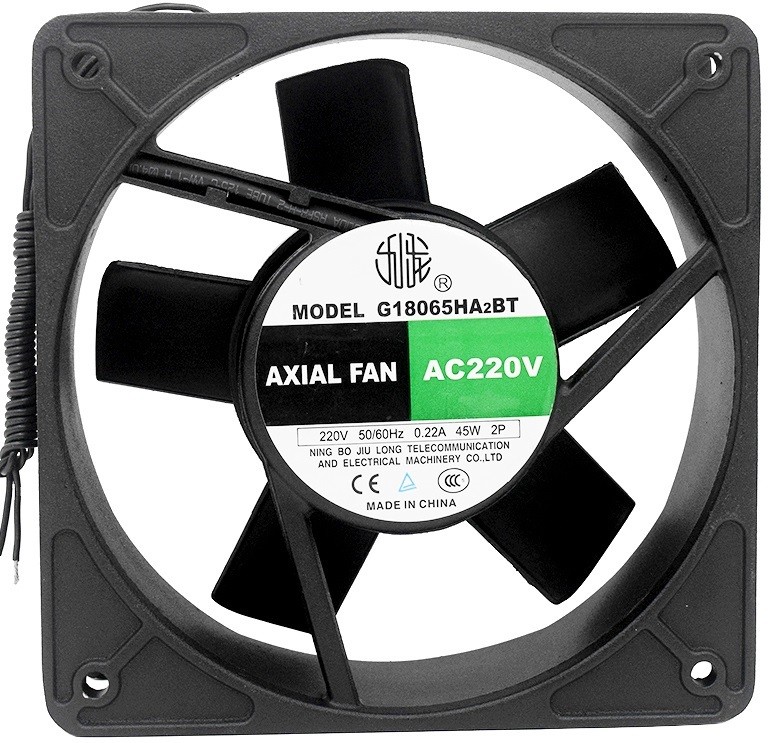 JIULONG G18065HA2BT 220V 0.22A 45W Cooling Fan 