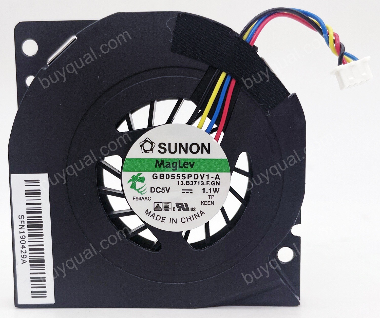SUNON GB0555PDV1-A 5V 1.1W 4wires Cooling Fan