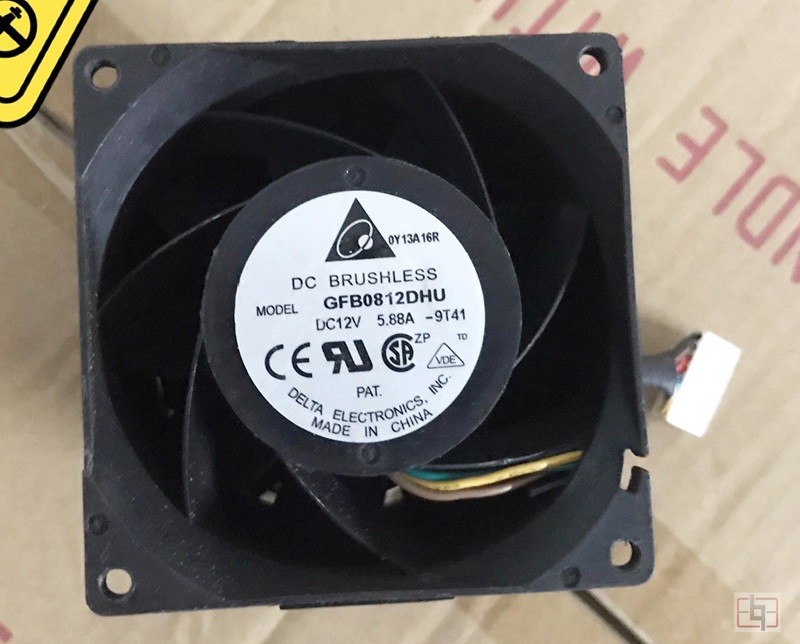 Delta GFB0812DHU 12V 5.88A 8wires Cooling Fan